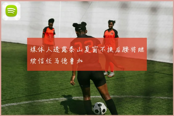 媒体人透露泰山夏窗不换后腰将继续信任马德鲁加